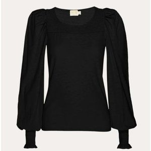 Nation LTD - Abigail Festival Tee in Jet Black